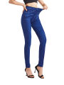 CUHAKCI Solid Color Jeans Ladies Plus Size Jeggings Soft False Denim Yoga Long Pants Women Stretchy Trouser Dropship S-3XL.