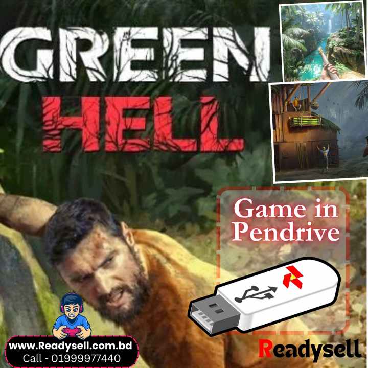 Green Hell PC Game in PenDrive