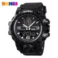 SKMEI 1586 Men Sports Watches Fashion LED Dual Wristwatch Military Casual Waterproof Digital Watch For  Man. 
