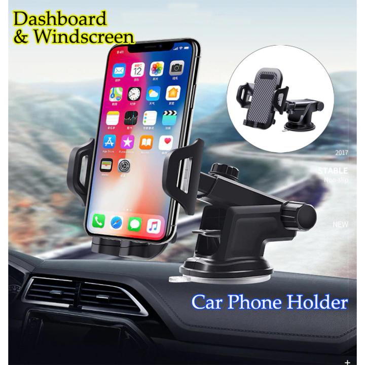 360° Rotating In Car Suction Mobile Phone Holder Stand Windscreen Universal Super Strong Car Mount