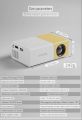 YG300 Micro Mini Small Projector. 