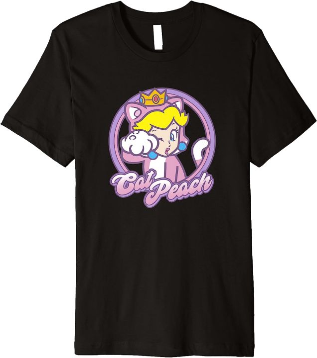 Super Mario 3D World Bowser's Fury Peach Princess Paw Premium T-Shirt