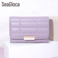 SeaGloca New Simple Korean Version Fashion Short Trifold Wallet For Woman No.1527. 