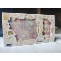 IR Stationeries fns transparent stickers and washi tape, gift set, 10 pieces sticker and 4 pieces washi tape for journal.. 