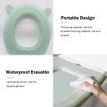 1pcs EVA adhesive washable foam toilet cover seat toilet waterproof green Silicone four seasons home easily life. 