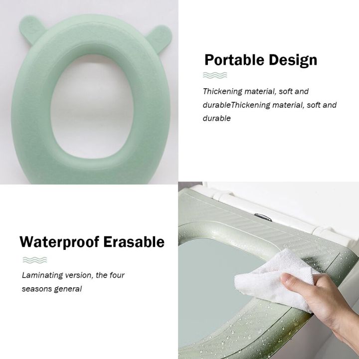 1pcs%20EVA%20adhesive%20washable%20foam%20toilet%20cover%20seat%20toilet%20waterproof%20green%20Silicone%20four%20seasons%20home%20easily%20life%20-%20Image%205