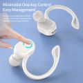 【FUPANG】Ear Ear Hook Bluetooth 5.2 Earphone Noise Cancelling Stereo Sports Long Standby Business Headset for Running Cycling Driving Meeting. 