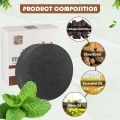 Polygonum Multiflorum Anti-mite Oil Control Hair Soap Deep Cleaning White Hair Turns Black Thicker Dandruff Removal Repair Moisturize Damaged Hair Handmade Soap. 