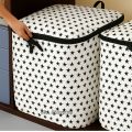 Square Box Star Printed Large Capacity Organizer Quilt Storage Bag –Premium Quality Blanket & Clothes Organizer Dustproof Box-SP-B.