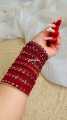 Metal Velvet bangles for woman multicolor (48 Piece).