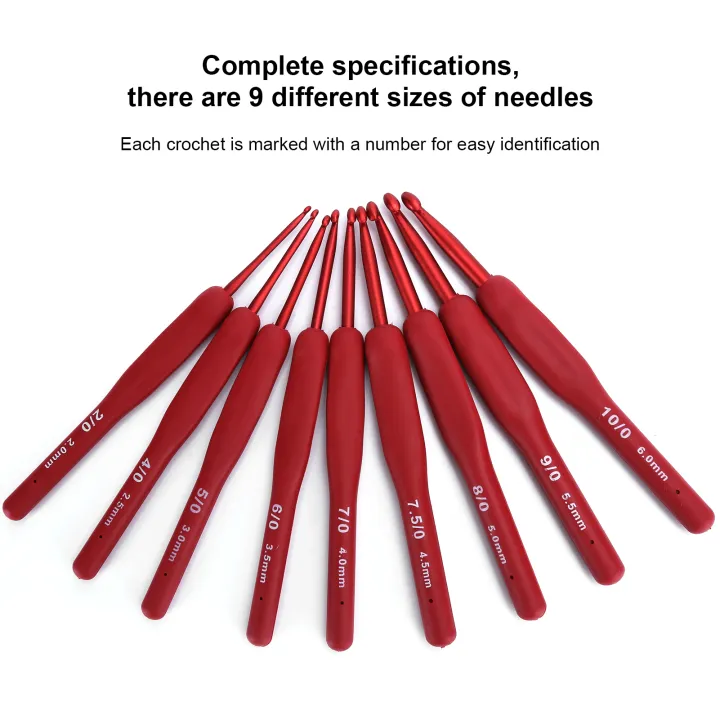 Crochet%20Hooks%20Needle%20Needles%209Pcs%20DIY%20For%20Craft%20Knitting%20-%20Image%204