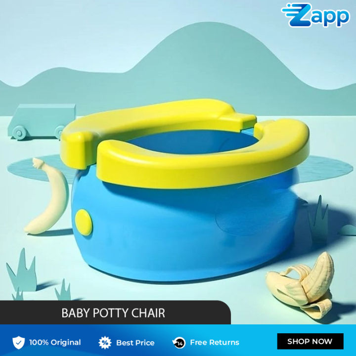 Travel Potty Baby Foldable Portable Toilet Seat, Training Toilet Seat for Boys Girls Toddler, Novelty Yellow Banana Baby Comfy WC Potty Chair Baby Potty Chair