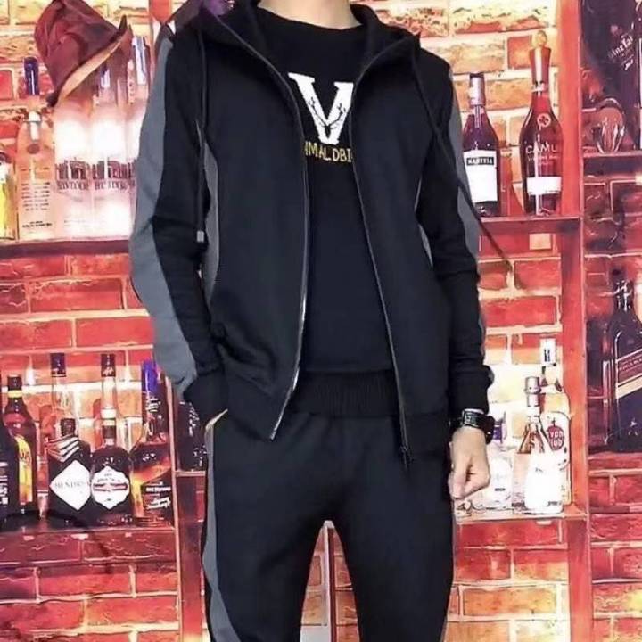 Sports%20Suit%20Men's%20Spring%20and%20Autumn%20Loose%20plus%20Size%20plus%20Size%20Overweight%20Man%20Leisure%20Running%20Trend%20Set%20Fitness%20Clothes%20Men%20-%20Image%209