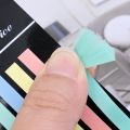 【Universal Car Parts Store】（NEW）160Pcs/set Color Multifunctional Long PET Index Stickers Reusable Self-Adhesive Fluorescent Macaron Translucent Sticky Notes Stationery Children Gifts School office Supplies. 