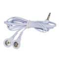 2.5mm 3.5mm mono plug to 3.5mm Snap Tens Lead Wire for Tens EMS electrode leads.