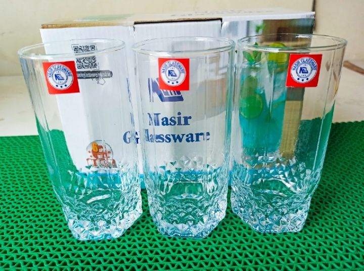 Everyday%20Use%20good%20quality%20strong%20%20Crystal%20Clear%20transparent%20Beautiful%20unique%20design%20Water%20/Drinking%20/Coke%20/%20Sorbat/Milk/%20Lassi/%20premium%20glass%20Set%206%20Pieces%20per%20%20capacity%20300Ml%20-%20Image%208