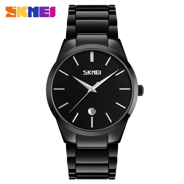 SKMEI%209140%20Black%20Stainless%20Steel%20Analog%20Luxury%20Watch%20For%20Men%20-%20Black%20-%20Image%203
