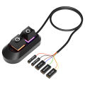 2M Desktop Computer Power Button PC Switch Mechanical Key External Power On Off Power Supply Button Restart Button for PC Case.