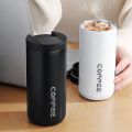 Flask Vacuum Leakproof 400/500ML Insulated Coffee Mug Cup Travel Stainless Steel. 