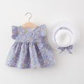 Baby clothes summer baby girl skirt sleeveless dress new girl 0-year-old summer dress cotton foreign girl tide. 