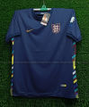 England Euro Cup Premium Half Sleeve Navy Blue Jersey 2024.