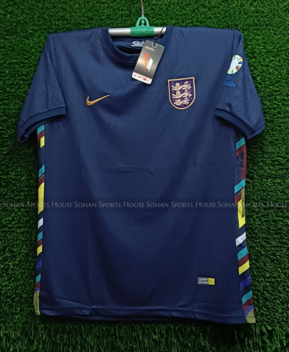 Euro 2024 Blue Nike England Shirt England Euro Cup Half Sleeve New