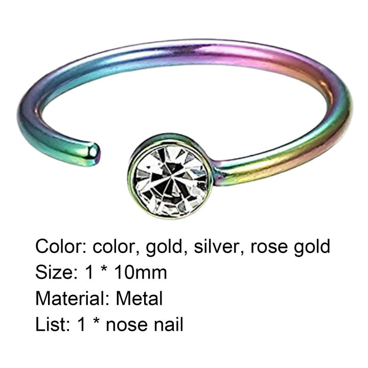 Nose%20Ring%20Stylish%20Skin-Friendly%20Multi%20Colors%20Non%20Piercing%20Nose%20Hoop%20for%20Party%20-%20Image%204