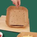 （New）Air Fryer Dipoable Baking Paper Liner Form Tray Kitchen Grill Parchment Paper Air Fryer Acceorie MJD. 