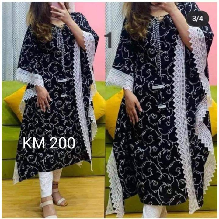 Kaftan Premium Quality Cotton style dress for Women 1 piece