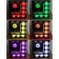 COOLMOON 120mm RGB Computer Chassis Cooling Fan Small 6PIN Adjustable Silent RGB PC Case Heatsink 5V DC Cooler Fan Radiator. 
