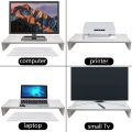 Monitor Riser With Sturdy- Stable Wooden 19.6-Inch Platform Mouse Keyboard Storage Computer Riser Easy Install Laptop Stand Riser. 