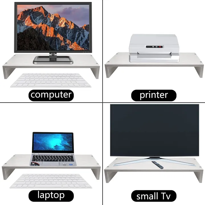 Monitor%20Riser%20With%20Sturdy-%20Stable%20Wooden%2019.6-Inch%20Platform%20Mouse%20Keyboard%20Storage%20Computer%20Riser%20Easy%20Install%20Laptop%20Stand%20Riser%20-%20Image%204