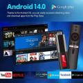 TV98 ATV 8K Smart TV Stick Android 14 H618 2.4G 5G Wifi Support OTA Media Player TV Receiver BT5.0 2GB 16GB Voice Remote TV Box.