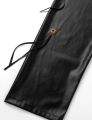 Mens Lingerie Open Crotch Pants West Cowboy Costume Faux Leather Crotchless Chaps with Fringed Details Buckled Loose Long Pants. 