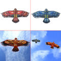【Yurui】Kids 1.2m Flat Eagle Kite Line Children Flying Bird Kites Outdoor. 