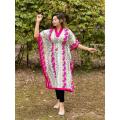 Fashionable high quyality screen print kaptan for women/ladies/girls staylish kaptan code - 11.