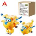 Super Wings S5 2" Mini Transforming Deformation Transform-a-Bots Airplane Action Figures Robot Transformation Toys For Kids Gif. 