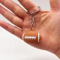 Mini football keychain Cute Keychain Key ring keychain PVC soft rubber 3cm keychain for Sports lovers Key decoration Football fans Gift for kids Keyring for car keys. 