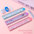 Kawaii Sanrio Stationary Set Cinnamoroll Kuromi My Melody Pencil Eraser Ruler Pencil Sharpener School Even Prizes. 
