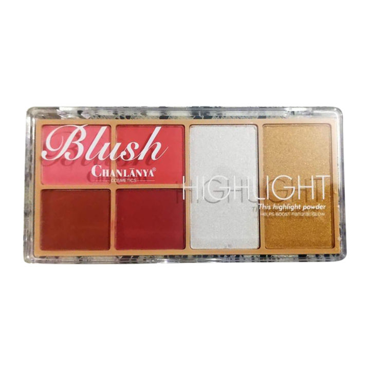 Chanlanya Blush Expert & Highlighter Palette