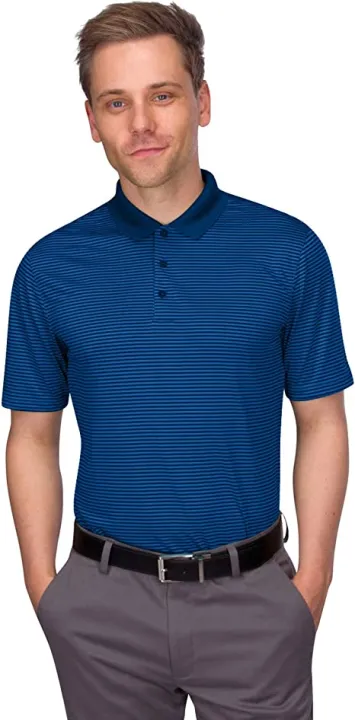 Three%20Sixty%20Six%20Dry%20Fit%20Golf%20Shirts%20-%20Short%20Sleeve%20Mens%20Stripe%20Polo%20Shirt%20Lightweight%20and%20Breathable%20Gym%20Sportswear%20Fitness%20-%20Image%204