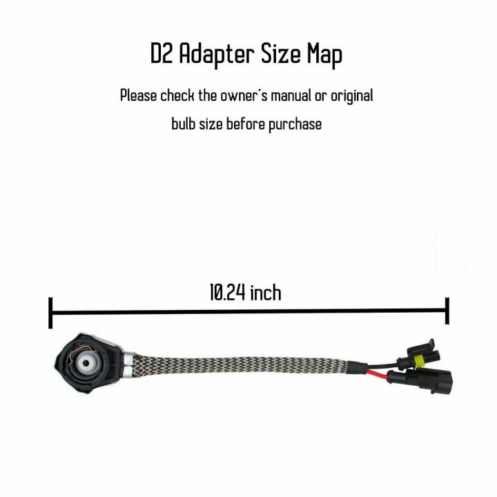 2X%20D2S/D4S%20HID%20Bulb%20Adapters%20Wire%20Harness%20Connector%20Cable%20Socket%20-%20Image%204