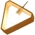 Chandelier Decorative Ceiling Lamp Indoor Chandelier Simple Geometric Dining Room Chandelier (Without Bulb). 