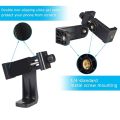 [GD]Smartphone Holder/Vertical and Horizontal Tripod Mount Adapter Rotatable Bracket with 1/4 Inch Screw/Adjustable Clip for iPhone, Android Cell Phone, Selfie Stick, Camera Stand. 