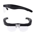 1.5X 2.5X 3.5X 5X Glasses Magnifier With USB Charging, Head Mounted Magnifying Glass For Reading Maintenance Beauty Embroidery.