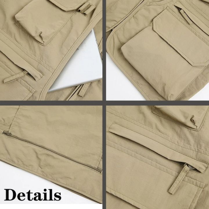 6XL%20Summer%20New%20Outdoor%20Vest%20Men%20Utility%20Tactical%20Multi-pocket%20Vest%20Techwear%20Outdoor%20Hiking%20Fishing%20Photography%20Safari%20Cargo%20Vest%20-%20Image%206