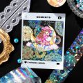 Retro Butterfly Whale Masking Washi Tape Laser Shining Decorative Adhesive Sticker Label Scrapbooking Handbook Material. 