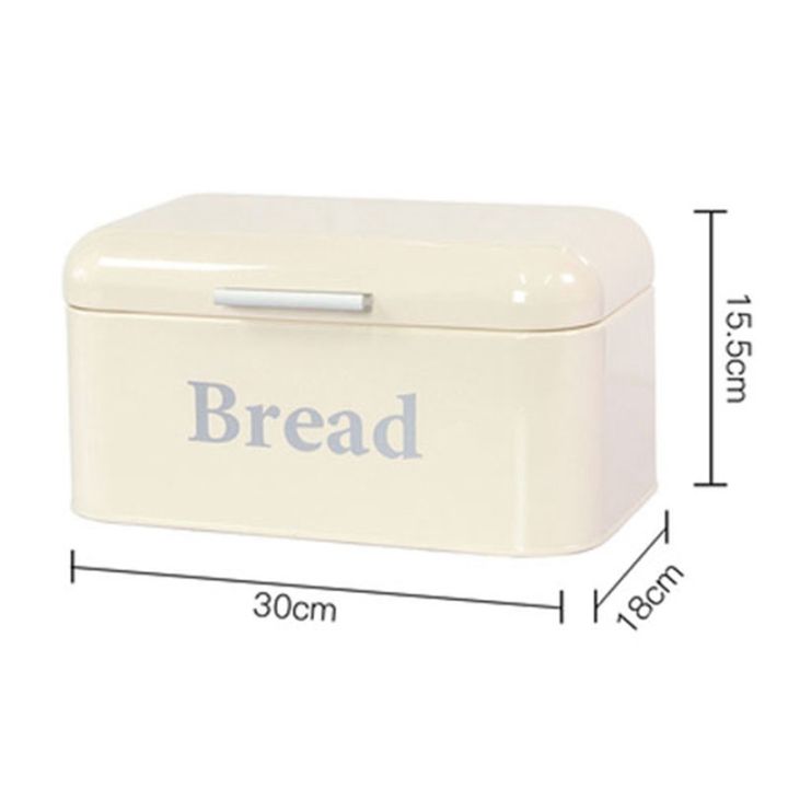 Vintage%20Bread%20Box%20Cupboard%20Iron%20Snack%20Box%20Desktop%20Finishing%20Dust-Proof%20Storage%20Box%20Storage%20Bin%20Keeper%20Food%20Kitchen%20Shelf%20Decor%20White%20-%20Image%204