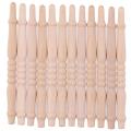 12pcs/lot 1:12 Dollhouse Miniature Wood Stair Railing DIY Model Accessories MJD. 