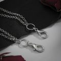 Punk Waist Chain Belt in Spider Web Silver Trousers Chain for Women Girl Men Jeans Belt Chain for Clothes Pant Cool Metal Chain.
